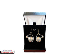 Load image into Gallery viewer, Maison Klein Stainless Steel & Crystal Luxury Women's Earrings Set : Super Quadra Red