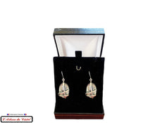 Load image into Gallery viewer, Maison Klein Stainless Steel & Crystal Luxury Women's Earrings Set : Super Quadra Red