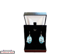 Load image into Gallery viewer, Maison Klein Stainless Steel & Crystal Luxury Women's Earrings Set : Super Quadra Red