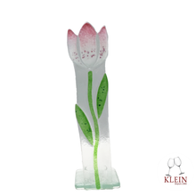 Load image into Gallery viewer, Nouveauté : Bougeoir &quot;Champ de Tulipes&quot; Rose

