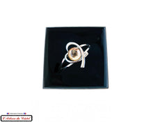 Charger l'image dans la galerie, Coffret Luxe Bracelet Femme "Bijoux Créateur" Acier Inoxydable et Cristal : Coeur Enlacé