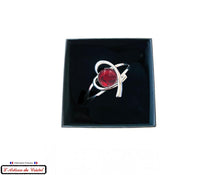 Charger l'image dans la galerie, Coffret Luxe Bracelet Femme "Bijoux Créateur" Acier Inoxydable et Cristal : Coeur Enlacé