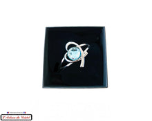 Charger l'image dans la galerie, Coffret Luxe Bracelet Femme "Bijoux Créateur" Acier Inoxydable et Cristal : Coeur Enlacé