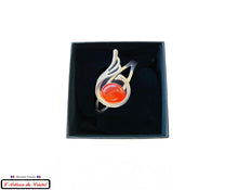 Charger l'image dans la galerie, Coffret Luxe Bracelet Femme "Bijoux Créateur" Acier Inoxydable et Cristal : Swan Rouge