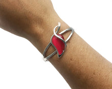 Charger l'image dans la galerie, Coffret Luxe Bracelet Femme "Bijoux Créateur" Acier Inoxydable et Cristal : Piquante Rouge