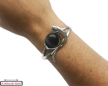 Charger l'image dans la galerie, Coffret Luxe Bracelet Fantaisie Femme "Bijoux Créateur" Acier Inoxydable et Cristal : Poséidon