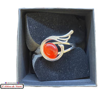 Charger l'image dans la galerie, Coffret Luxe Bracelet Femme "Bijoux Créateur" Acier Inoxydable et Cristal : Swan Rouge