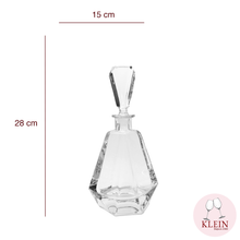Load image into Gallery viewer, carafe droite cristal pour le whisky ou le vin avec bouchon