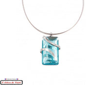 Load image into Gallery viewer, Luxury Women's Necklace Set "Designer Jewelry" Stainless Steel and Crystal Maison Klein : Infinity Black