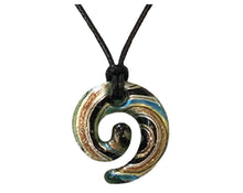 Load image into Gallery viewer, Summer Vibes" Luxury Gift Set Golden Amber Crystal Spiral Pendant Maison Klein