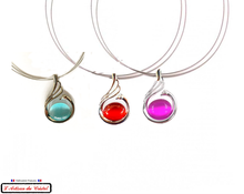 Load image into Gallery viewer, Luxury Women's Necklace Box "Designer Jewelry" Stainless Steel and Crystal Maison Klein: Swan