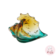 Charger l'image dans la galerie, Sculpture Coquillage Color Petit Modèle Vert Ambre