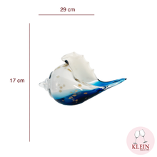 Charger l'image dans la galerie, Sculpture Coquillage Bleu Grand Modèle Maison Klein 54120 Baccarat France