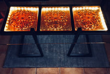 Load image into Gallery viewer, Crystal and steel desk : Manhattan