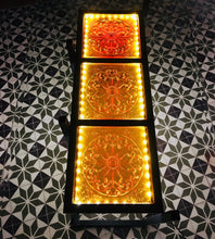 Load image into Gallery viewer, Crystal and steel desk : Manhattan