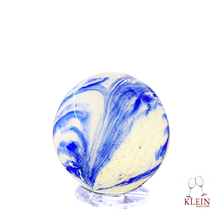 Charger l'image dans la galerie, Lampe polychrome Nassau grand modèle bleu et blanc