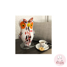 Load image into Gallery viewer, "Sophie" Crystal Enamel Owl Lamp