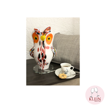 Load image into Gallery viewer, "Sophie" Crystal Enamel Owl Lamp