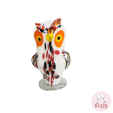 Load image into Gallery viewer, "Sophie" Crystal Enamel Owl Lamp