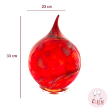 Load image into Gallery viewer, Round crystal enamel flame lamp "Burst of light"