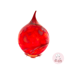 Load image into Gallery viewer, Round crystal enamel flame lamp "Burst of light"