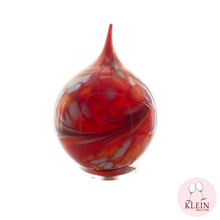 Load image into Gallery viewer, Round crystal enamel flame lamp "Burst of light"