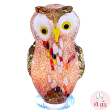 Load image into Gallery viewer, lampe cristal decorative forme chouette à poser