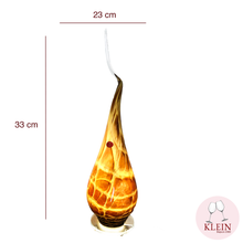 Load image into Gallery viewer, Amber "Marble Brown" Flame Lamp