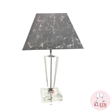 Charger l'image dans la galerie, Lampe cristal taillé cote plate