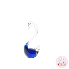 Load image into Gallery viewer, Sculpture Collection Animals "Cobalt Blue Swan" crystal Maison Klein 54120 Baccarat France