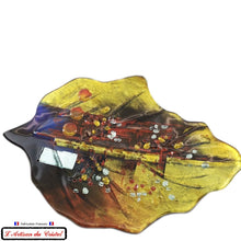 Charger l'image dans la galerie, Centre de Table en Cristal Modèle "Feuille d’Erable" Maison Klein 54120 Baccarat France