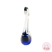 Load image into Gallery viewer, Sculpture Collection Animals "Cobalt Blue Swan" crystal Maison Klein 54120 Baccarat France
