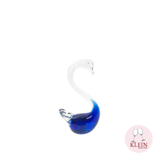 Load image into Gallery viewer, Sculpture Collection Animals "Cobalt Blue Swan" crystal Maison Klein 54120 Baccarat France