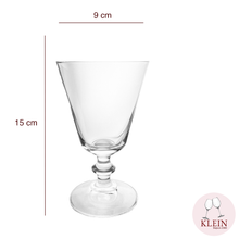 Load image into Gallery viewer, service Elysée verres à eau en cristal dimensions