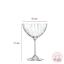 Load image into Gallery viewer, Coupe à champagne ou à cocktail, service medicis, dimmensions