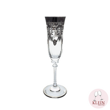Charger l'image dans la galerie, Affaire à saisir: Service Platine - 6 Flûtes à Champagne Cristal et Platine