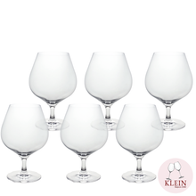 Load image into Gallery viewer, 6 Verres à Cognac en Cristal Maison Klein 54120 Baccarat France