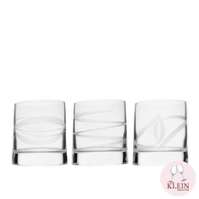 Charger l'image dans la galerie, Service Elliptique : 6 Verres à Whisky en Cristal – 3 Décors Uniques