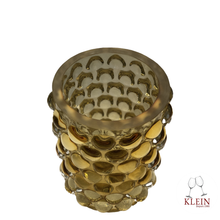 Load image into Gallery viewer, New: Grey / Gold Pineapple Vase 2 Colors available Maison KLEIN 54120 Baccarat France