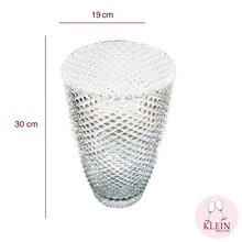 Load image into Gallery viewer, Klein Crystal Diamond Vase 54120 Baccarat France