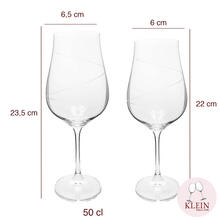 Load image into Gallery viewer, Service Star : 6 Verres à dégustation de Bourgogne en Cristal (40cl ou 50cl)