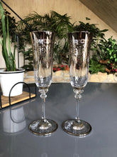 Charger l'image dans la galerie, Affaire à saisir: Service Platine - 6 Flûtes à Champagne Cristal et Platine