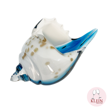 Charger l'image dans la galerie, Sculpture Coquillage Bleu Grand Modèle Maison Klein 54120 Baccarat France