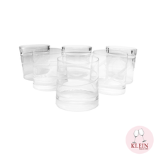 Charger l'image dans la galerie, Service Elliptique : 6 Verres à Whisky en cristal taillés main - 3 décors différents