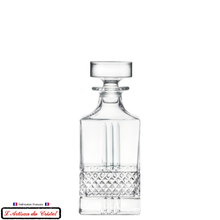 Load image into Gallery viewer, Diamond service : Crystal whisky decanter Maison Klein 54120 Baccarat France