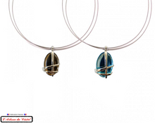 Load image into Gallery viewer, Luxury Women's Necklace Box "Designer Jewelry" Stainless Steel and Crystal Maison Klein: Hashtag