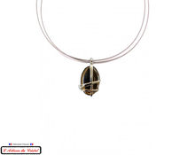 Load image into Gallery viewer, Luxury Women's Necklace Box "Designer Jewelry" Stainless Steel and Crystal Maison Klein: Hashtag