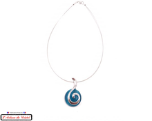 Load image into Gallery viewer, Luxury Women's Necklace Box "Klein Créateur" Stainless Steel and Crystal Maison Klein: Musical Note