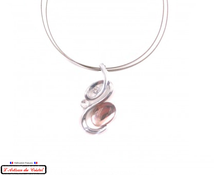 Charger l'image dans la galerie, Coffret Luxe Collier Femme "Bijoux Créateur" Acier Inoxydable et Cristal Maison Klein : Serpenti