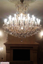 Load image into Gallery viewer, Crystal Chandelier Marie-Thérèse Style : 37 LED lights Cristallerie Klein 54120 Baccarat France